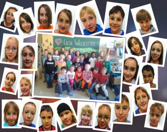 Spaßfotos der Schüler zum Schulstart 2013